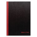 Black N Red Hardcover Notebooks, 1 Sub, Wide/Legal, Blk/Red Cover, 9.88x7, 96 Sht 400110531